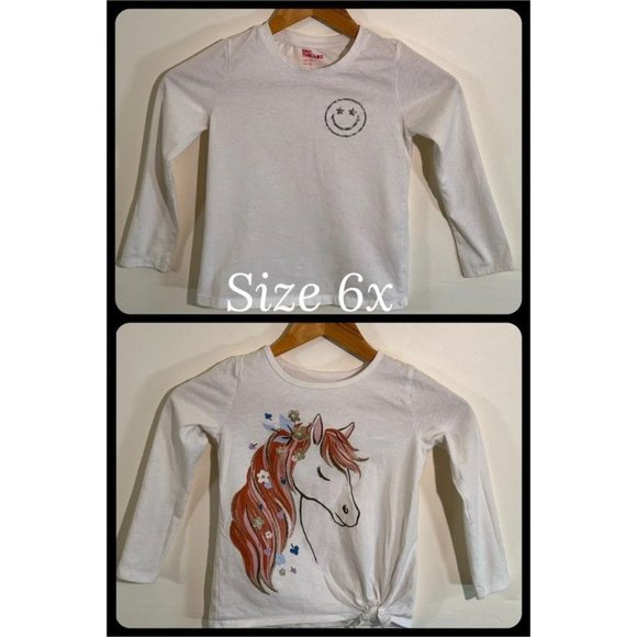 Girls Long Sleeve Shirts Bundle Size 6x - Picture 1 of 10